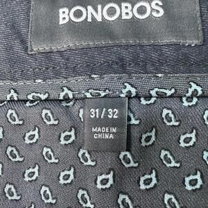 Bonobos Men's Black and Blue Trousers